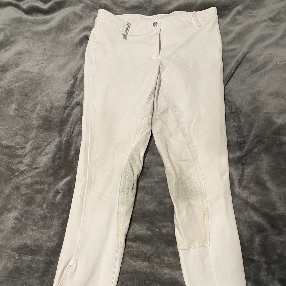 White Romfh Full Seat Breeches